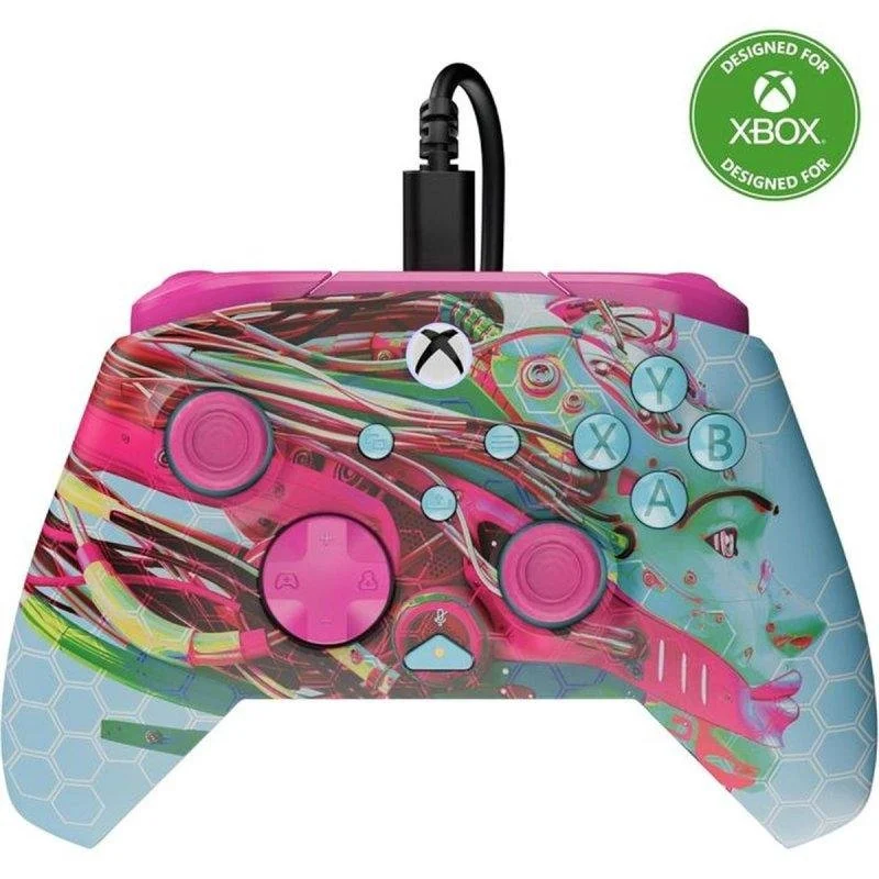 Detalle de Mando Gaming Turtle Beach Rematch Advanced: precisión y iluminación para Xbox/PC