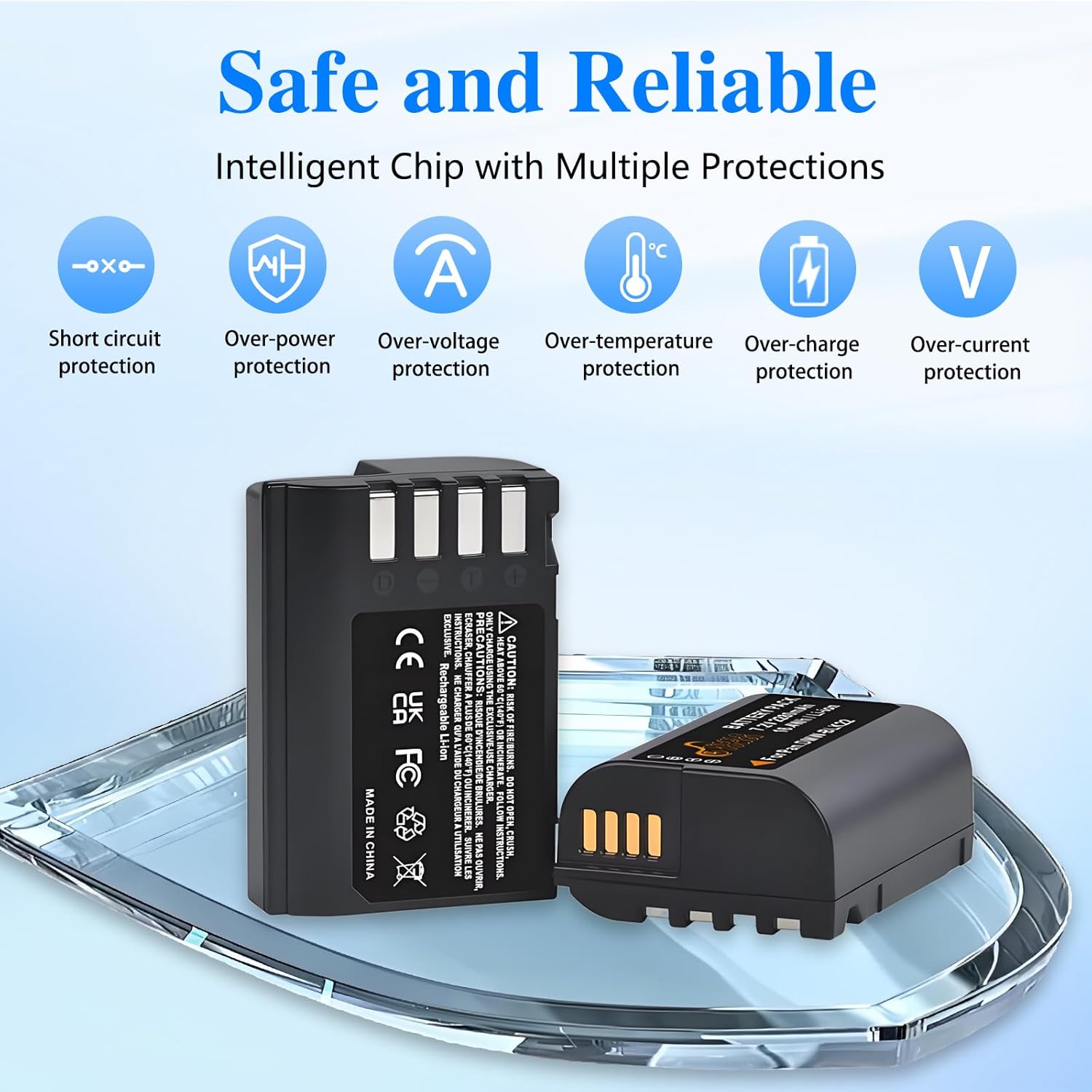 Thumbnail 2 de Pickle Power 2x DMW-BLK22 batteries with dual charger for Panasonic Lumix cameras