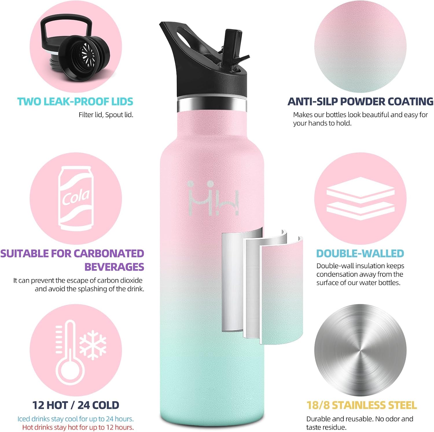 Thumbnail 4 de Motswedi Gourde 750 ml isotherme