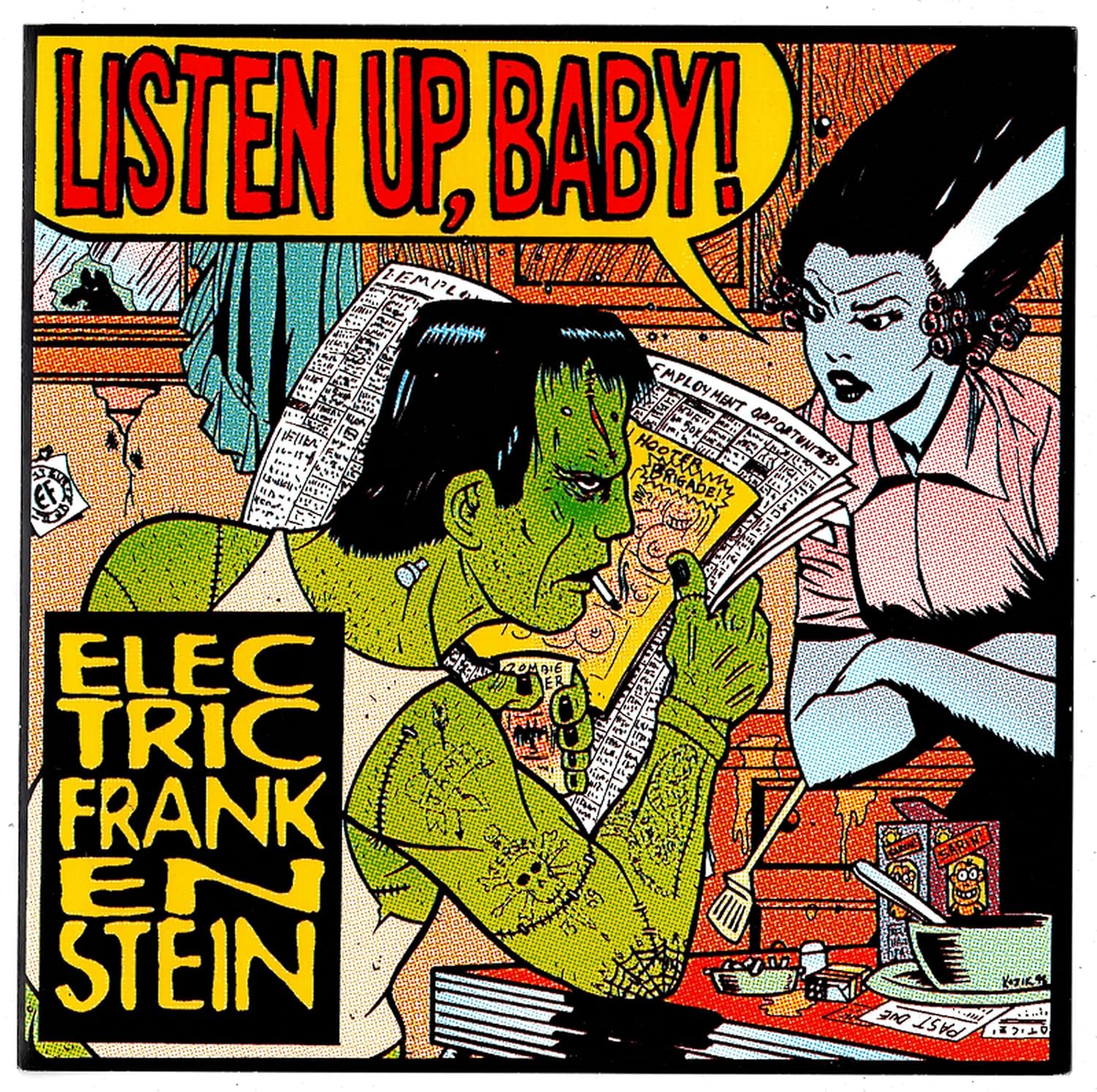 Detalle de Electric Frankenstein Listen Up Baby Vinyl Record