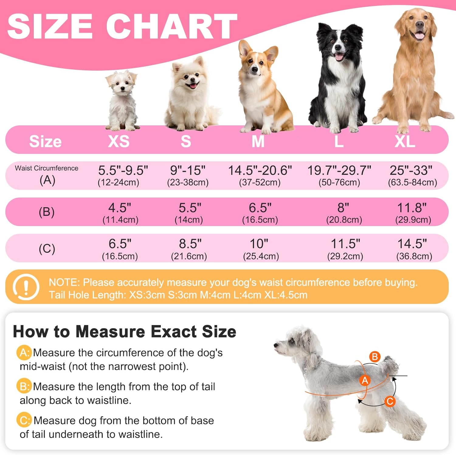 Detalle de UFO PET Dog Period Heat Pants for Season Incontinence – 3 Pack, Large