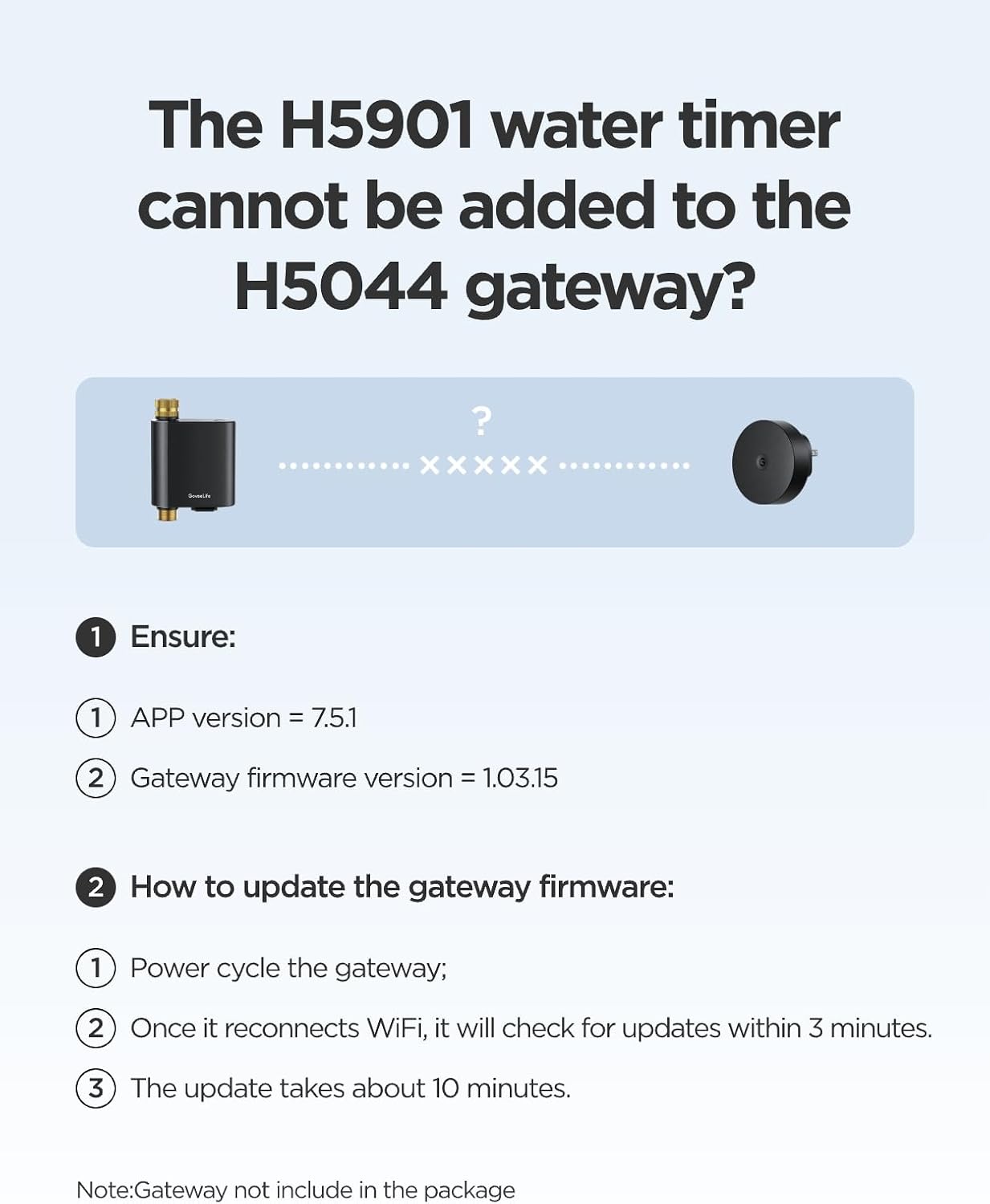 Thumbnail 6 de GoveeLife H5901 Bluetooth Smart Sprinkler Timer with Brass Inlet and Outlet, IP67