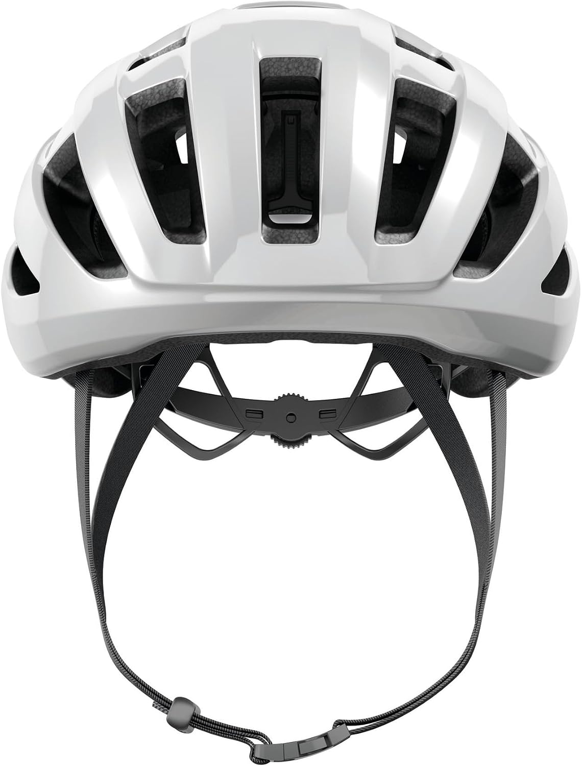 Detalle 2 de ABUS PowerDome racefietshelm, maat M, wit glanzend met ventilatiekanalen