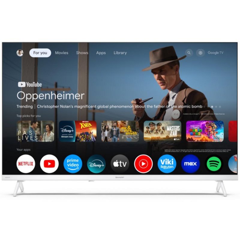 Detalle 2 de Sharp 32HF2265EW 32" HD Ready Smart TV Google TV HDR10
