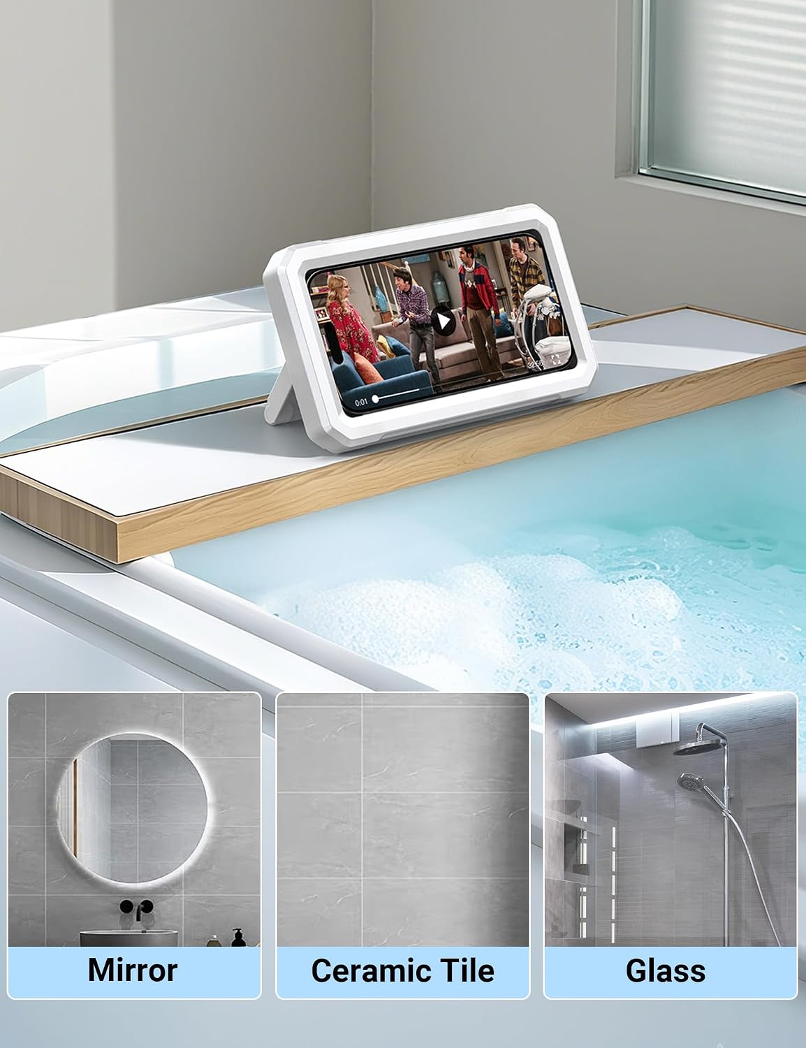Detalle 2 de Coolpow Shower Phone Holder