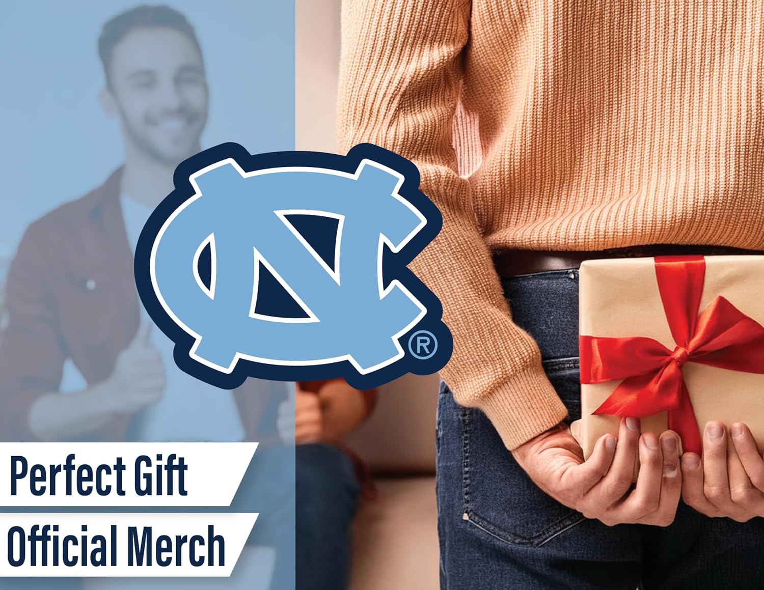 Detalle de NC Tar Heels Stickers & Decals 14 Pc Set – Car & Water Bottle