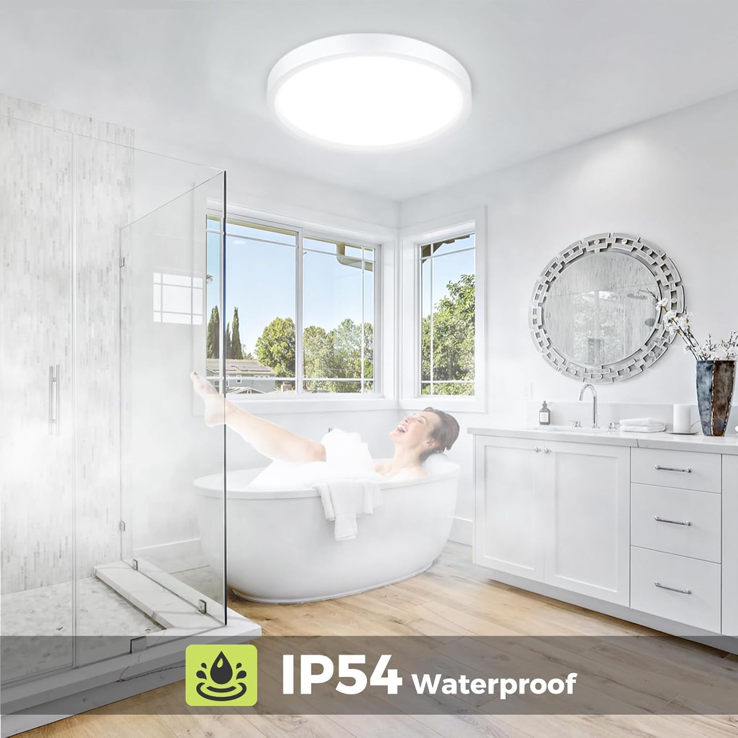 Detalle 1 de hepside LED Ceiling Light 39cm 3C Temp IP54