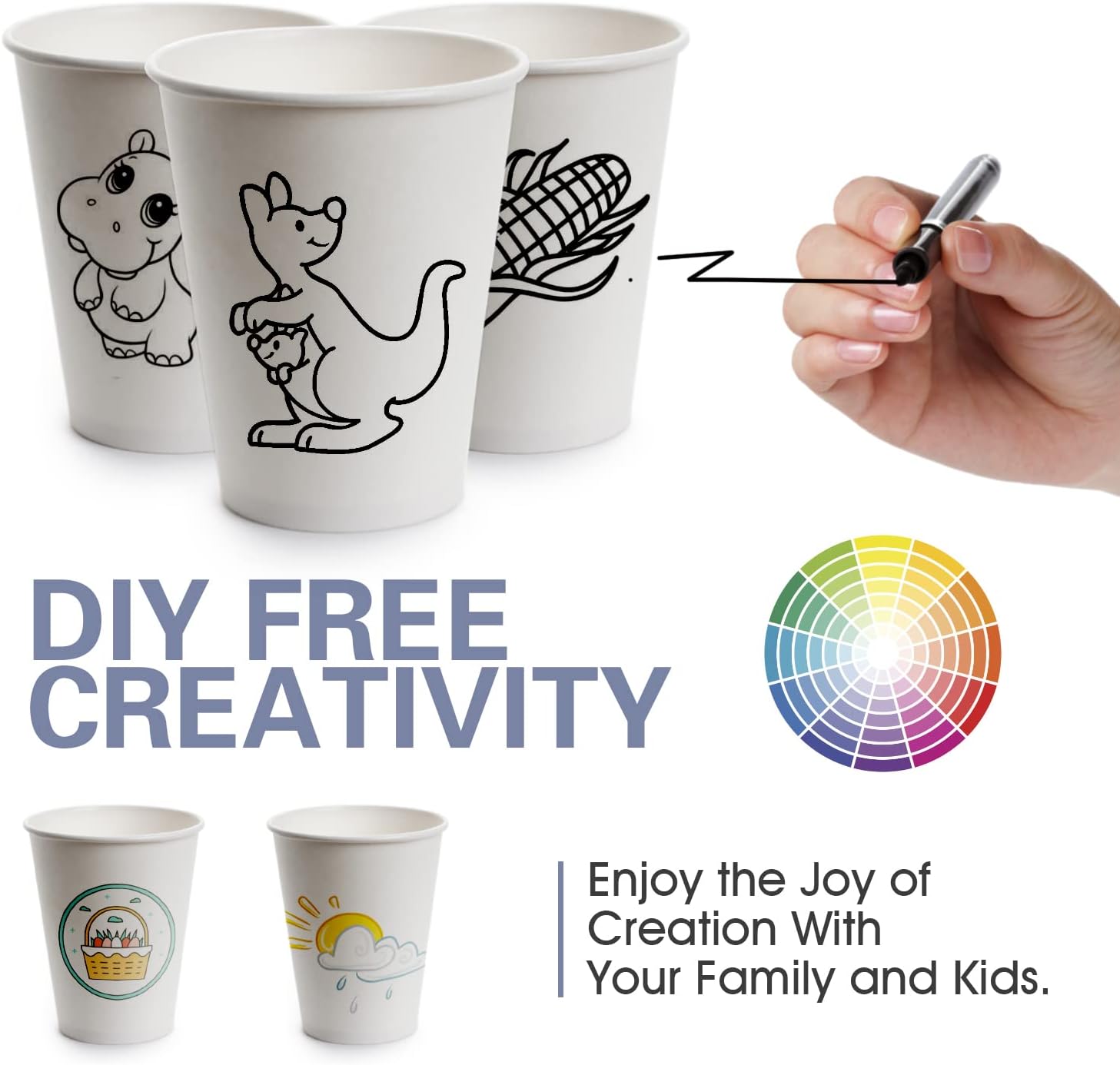 Thumbnail 4 de GINKGO 16 oz Disposable Coffee Cups