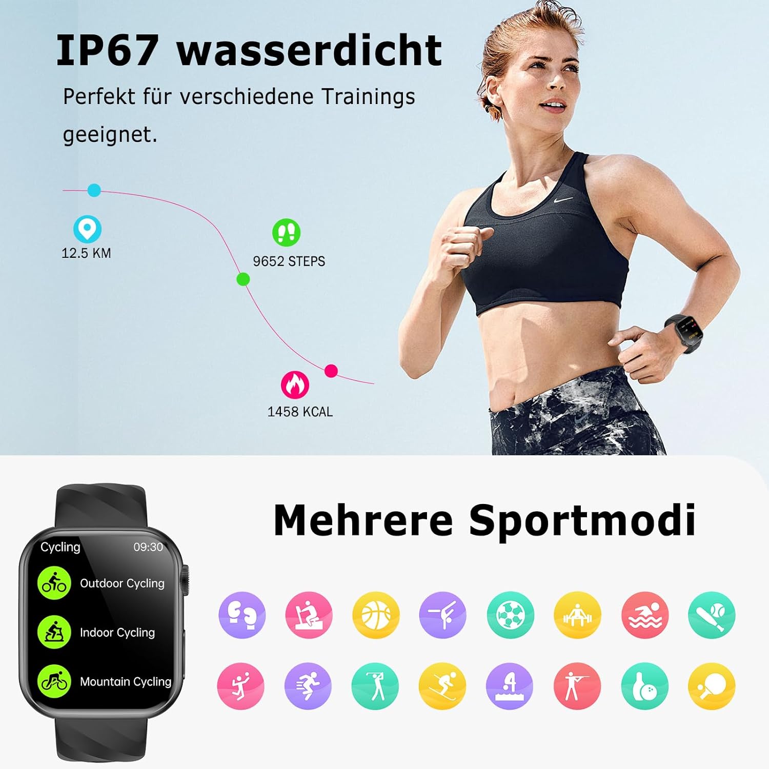 Thumbnail 6 de 2026 Neue Smartwatch EKG HRV 1,97 Zoll AMOLED