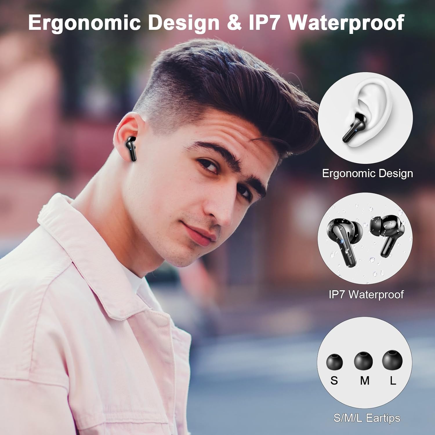 Thumbnail 5 de Auriculares Bluetooth 5.4 ANC 45H IP7