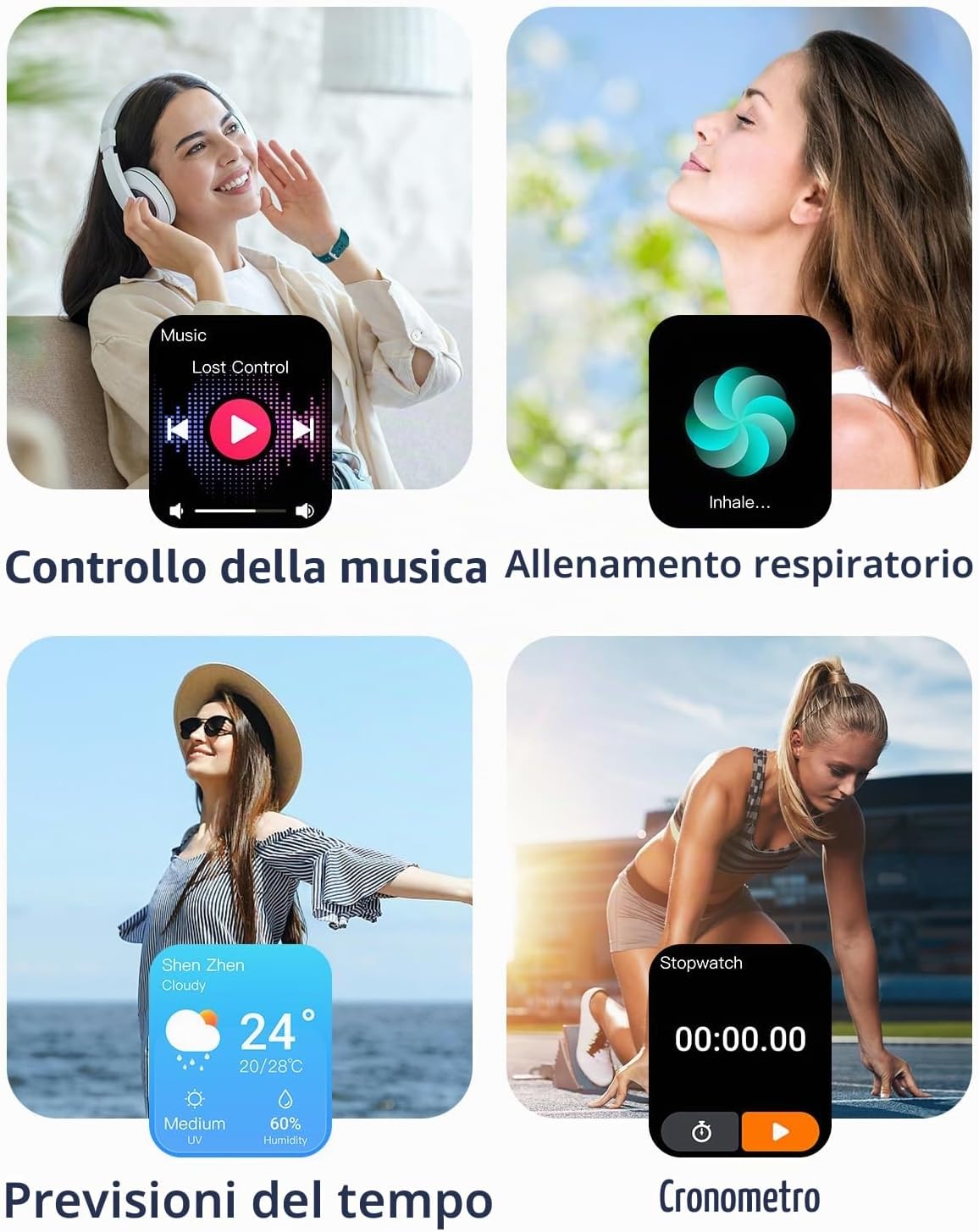 Thumbnail 6 de GRV Smartwatch Uomo Bluetooth