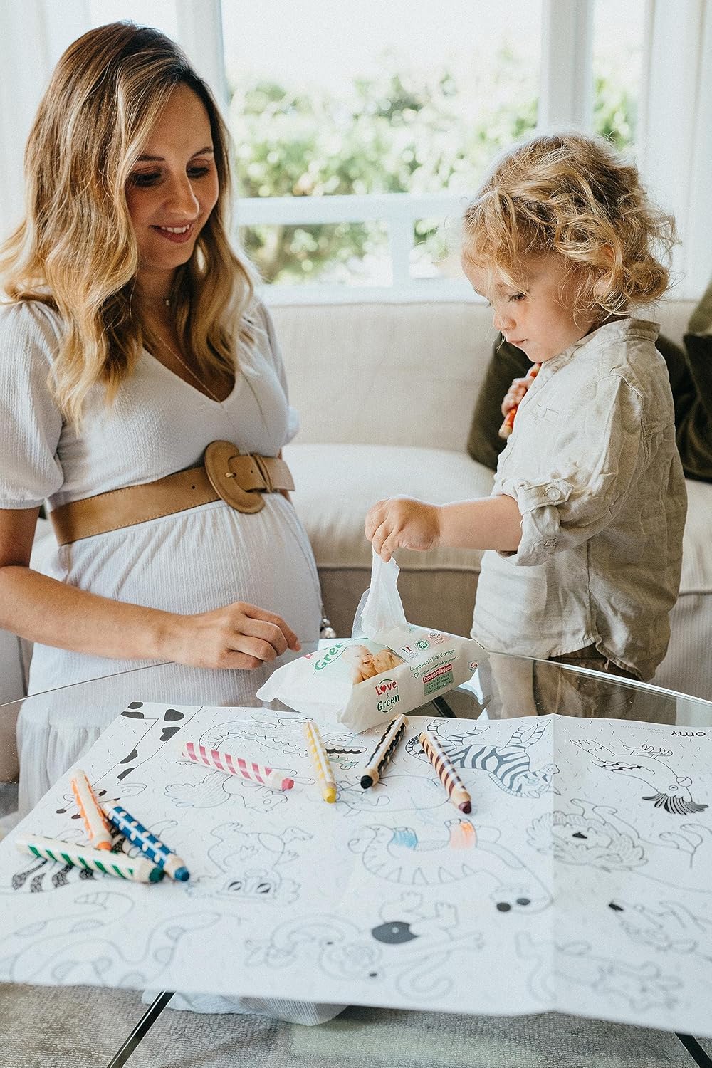 Thumbnail 4 de Love & Green Lingettes à la fleur d’oranger certifiées Cosmo Natural (64 lingettes)