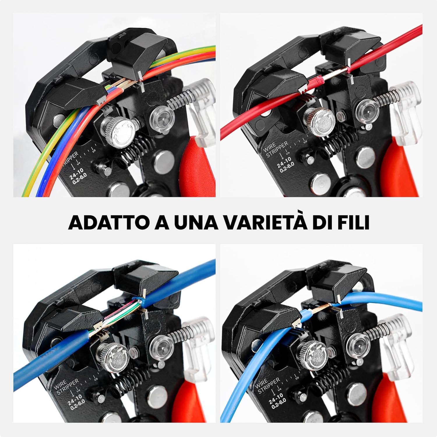 Detalle 1 de KAIWEETS KWS 103 spelafili 3 in 1 0,2–6 mm²
