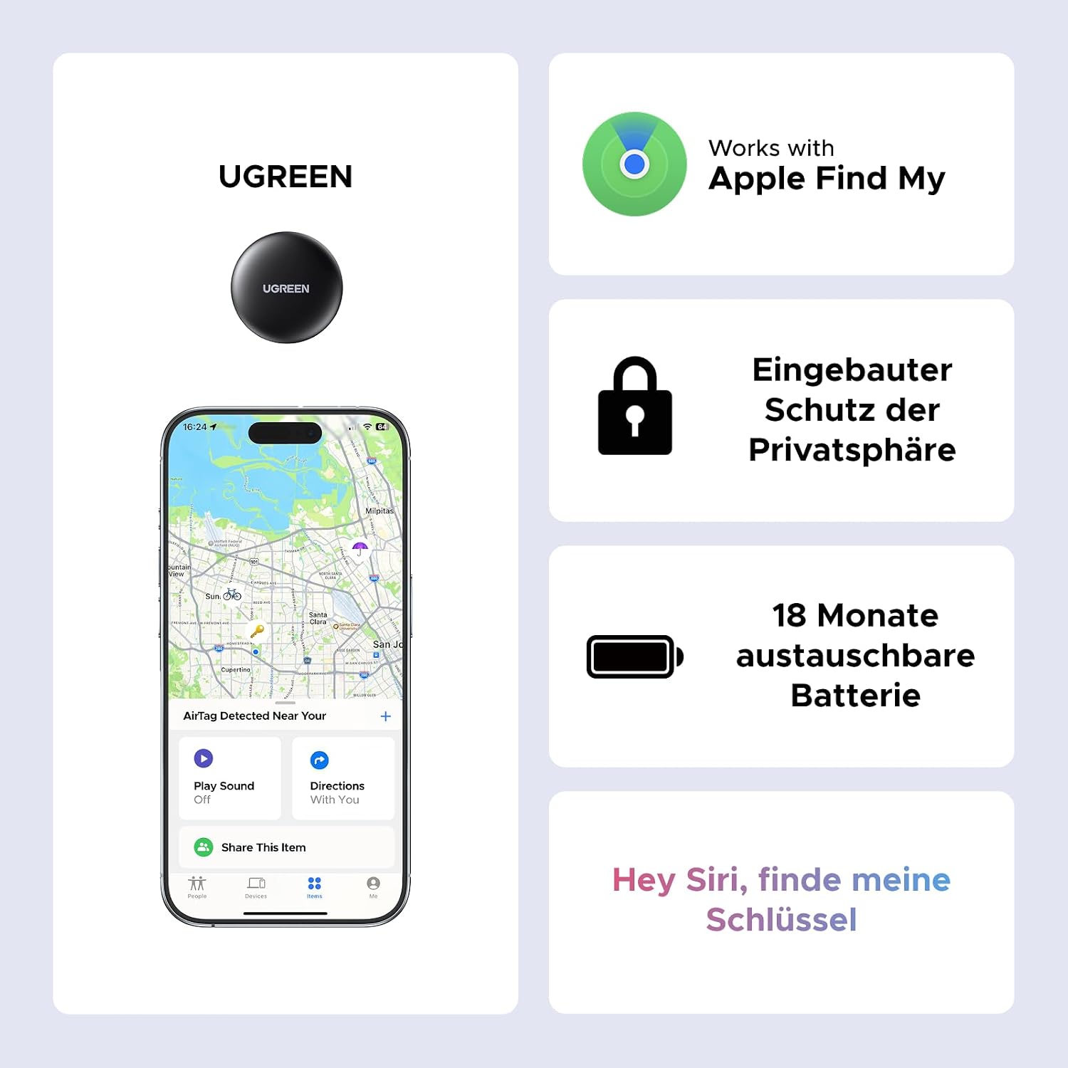 Thumbnail 5 de UGREEN FineTrack Mini Find My
