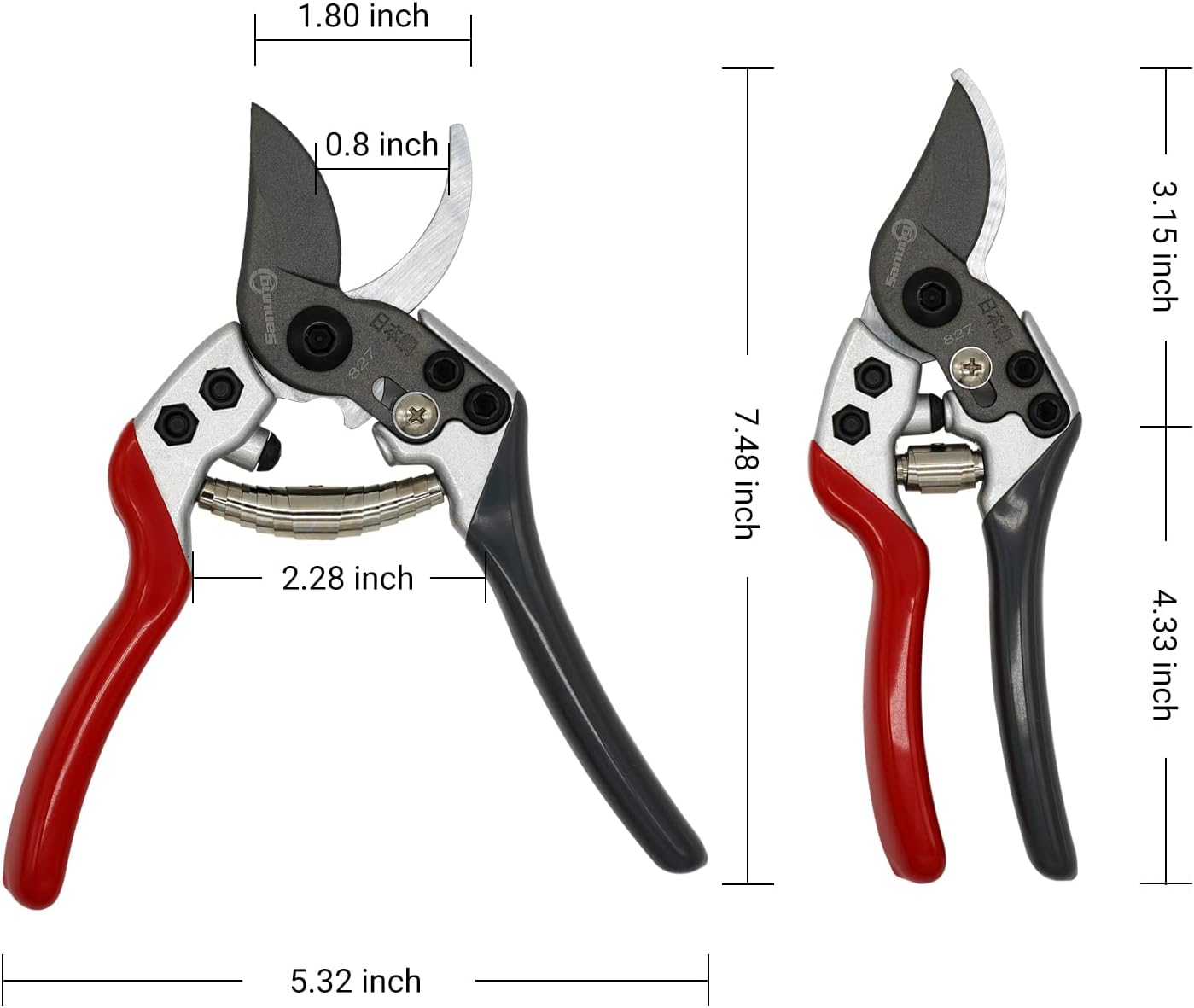 Detalle 2 de Sanung Pruning Shears, High-Carbon Steel