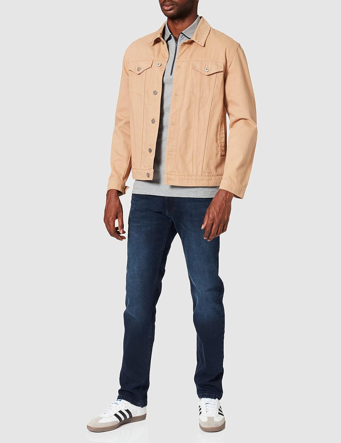 Detalle de camel active Herren Straight Jeans 5-Pocket Madison