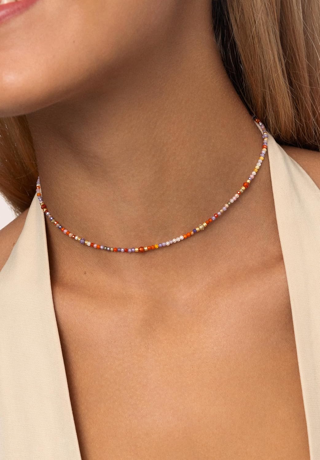 Detalle 2 de SINGULARU Collar Crystal Summer 35+5 cm