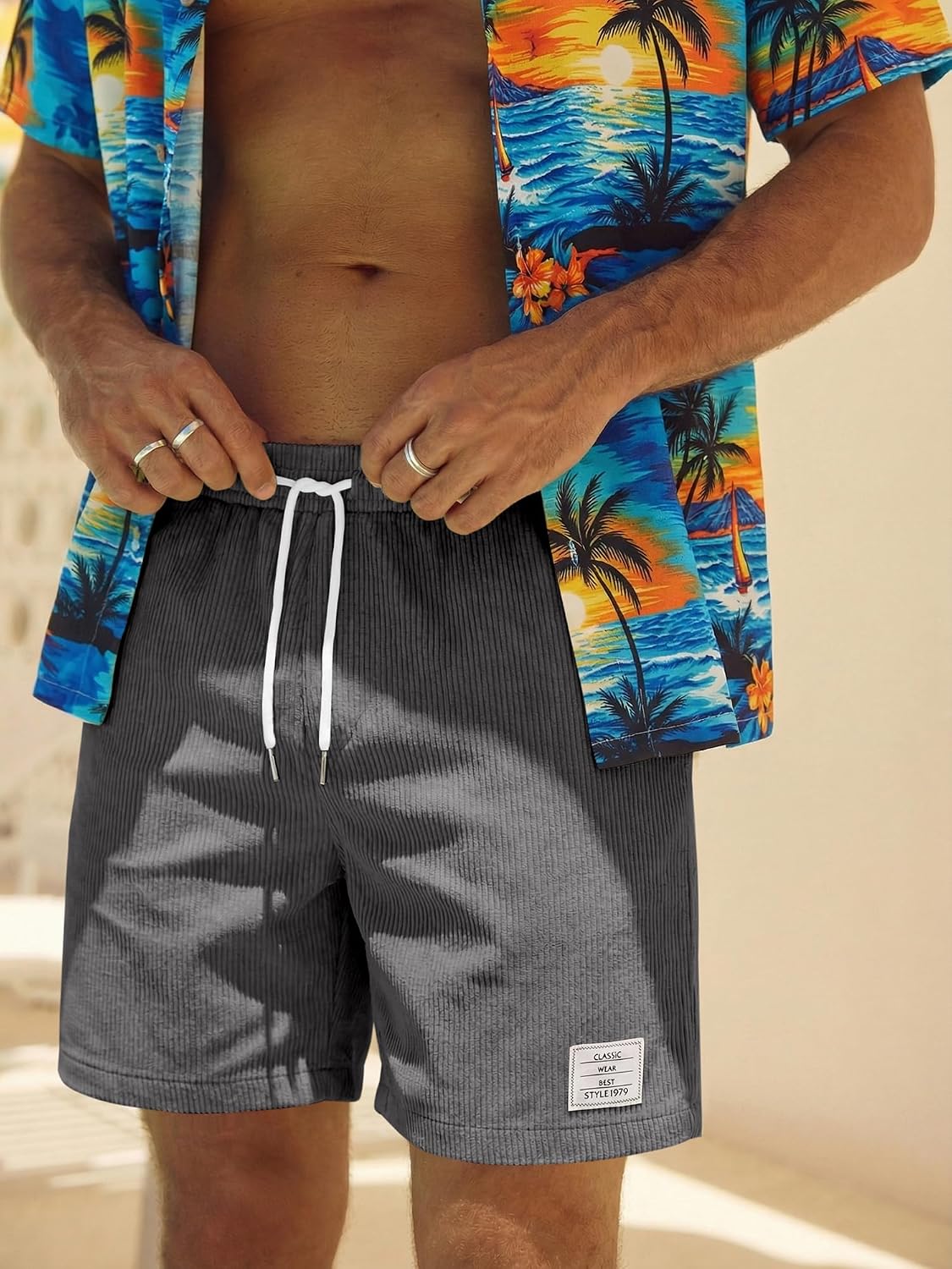 Detalle 2 de JMIERR Corduroy Shorts Herren S–3XL