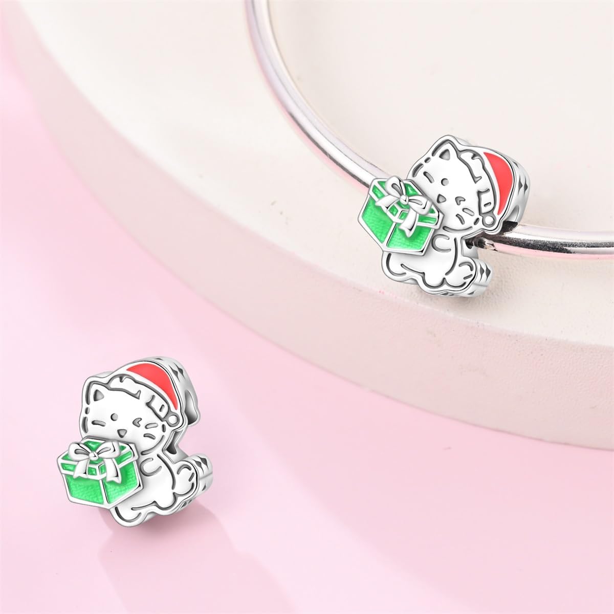 Thumbnail 6 de TINSLO Ciondolo in Argento Sterling 925 con Zirconia Cubica – Compatibile con Bracciali e Collane Europei