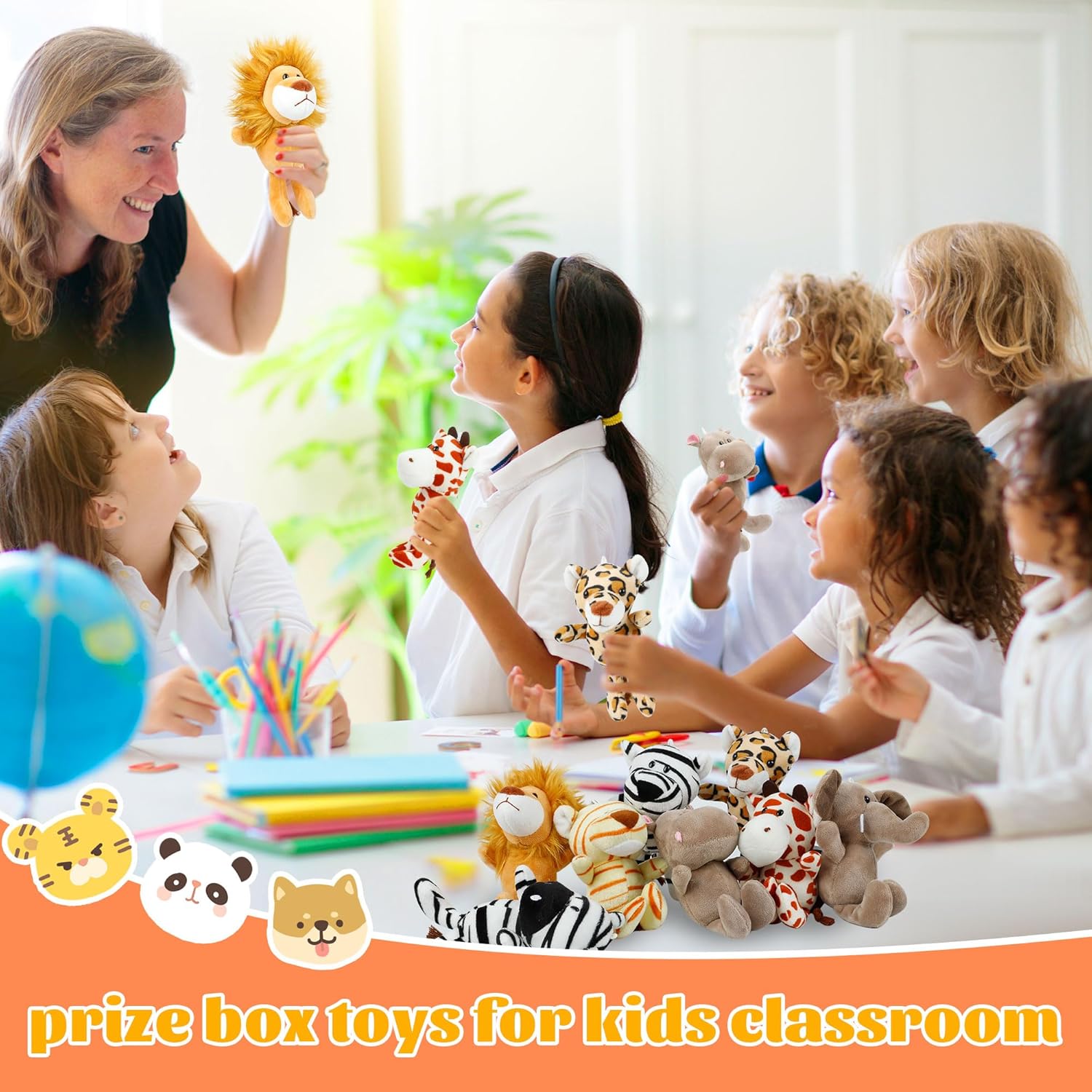Thumbnail 4 de Spoilu 12-Piece Small Stuffed Animals Bulk Plush Set (6-Inch) for Classrooms, Parties & Baby Showers