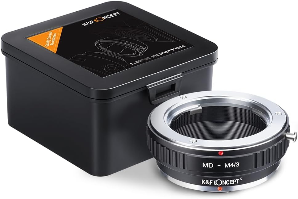 Detalle de K&F CONCEPT MD - M4/3 Objektiv Mount Adapter Ring für Minolta MD auf Micro Four Thirds