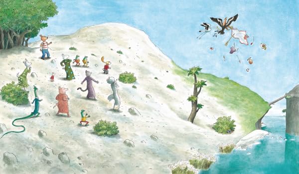 Detalle 2 de Cake for Everyone Hardcover Book by Tjong-Khing Thé, Ages 4–7