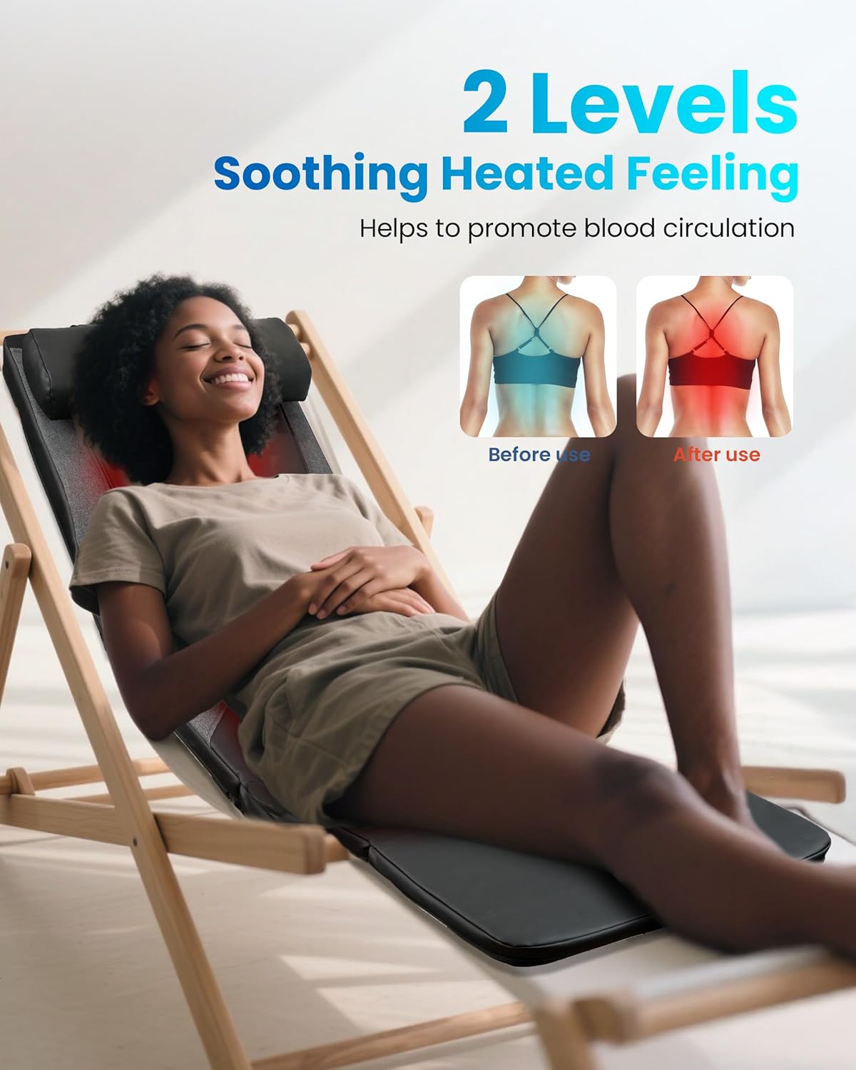 Detalle de COMFIER FSA Full Body Massage Mat with Heat