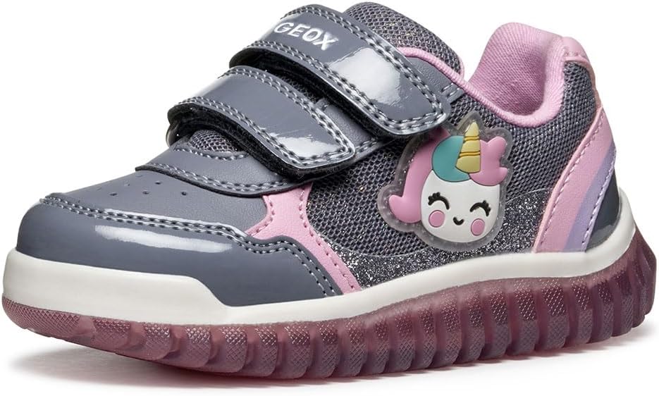 Thumbnail 2 de Geox Baby-Mädchen B Lightyloo Girl Sneaker – Leuchtende Klett-Schuhen für kleine Abenteurer