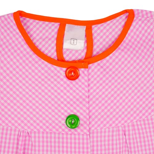 Thumbnail 4 de Etrexonline Bata Escolar Unisex Rosa (Talla 4, 5-6 años) — Uniforme infantil duradero y cómodo para guardería y colegio