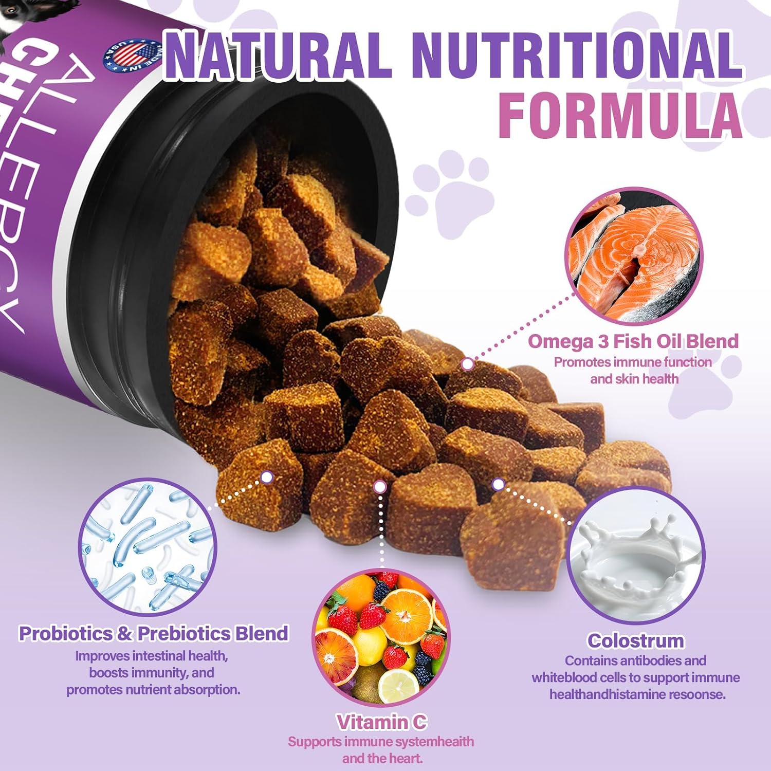 Detalle 2 de Dog Allergy Chews 500 Count