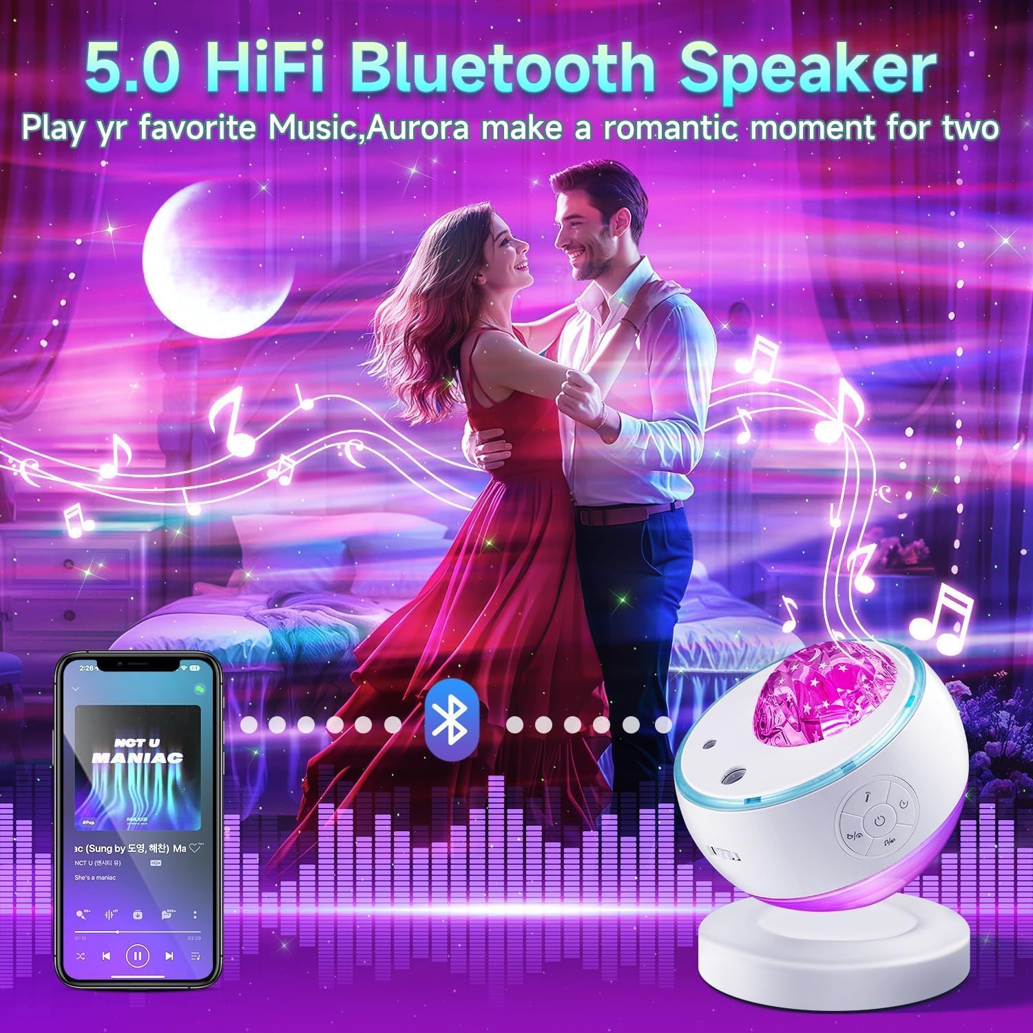 Thumbnail 4 de One Fire Sternenhimmel Projektor 300 Modi