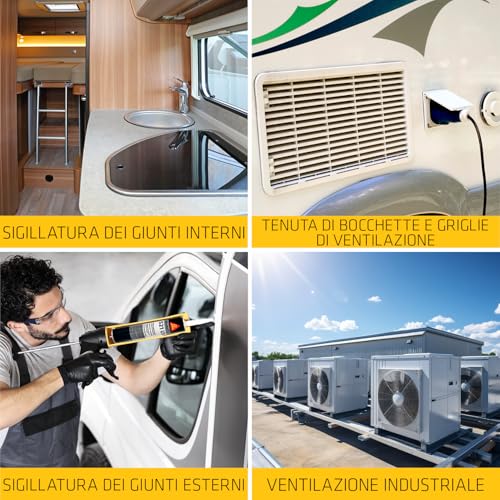Thumbnail 6 de Sikaflex 521 UV Bianco 300 ml: sigillante multiuso per auto e camper