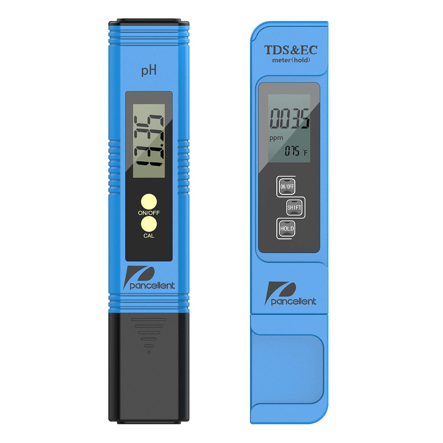 Detalle de Pancellent 4 IN 1 BLAU BLAU watertestset voor pH, TDS, EC en temperatuur