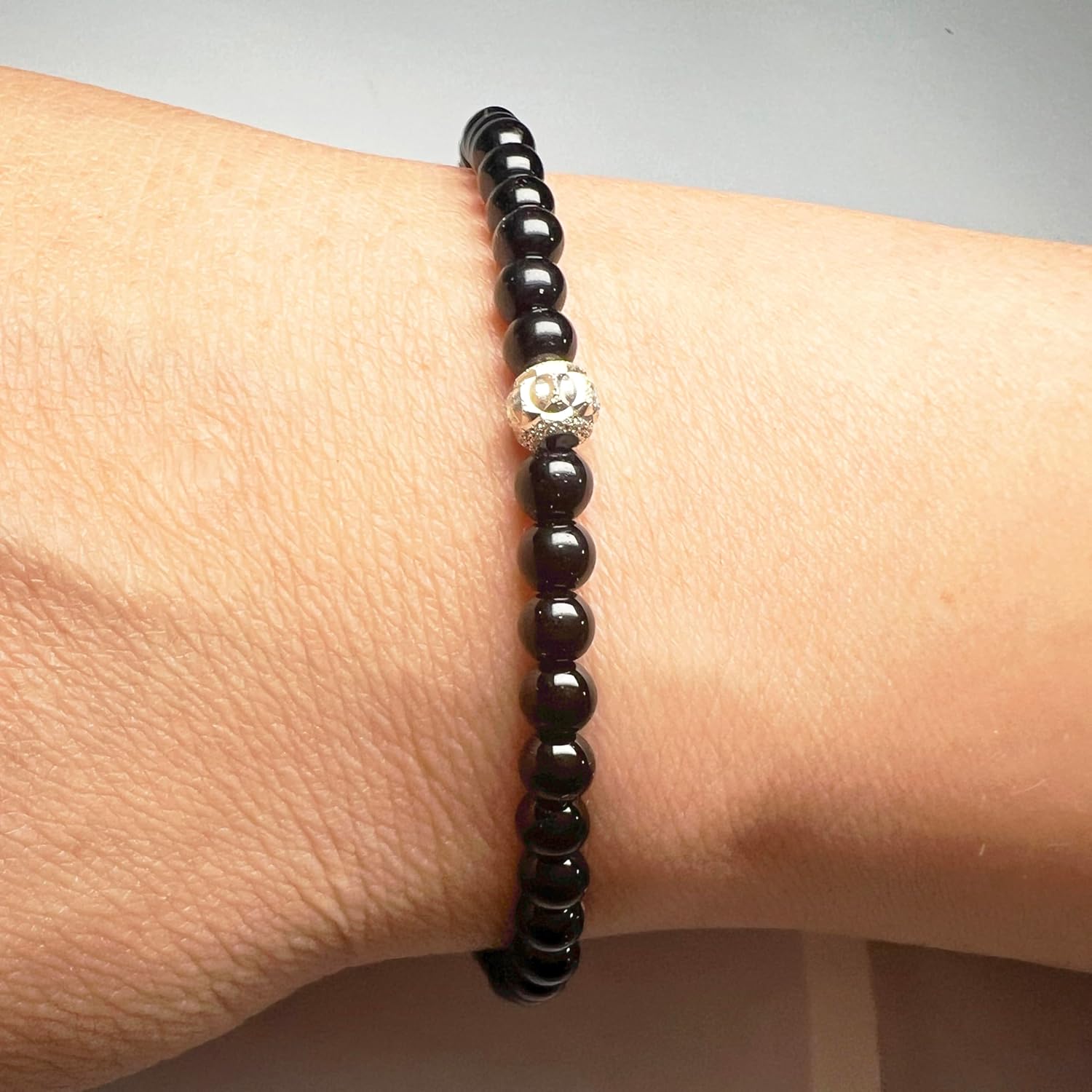 Thumbnail 4 de Apocalyptic-K Ladies 925 Sterling Silver Stone Bracelet
