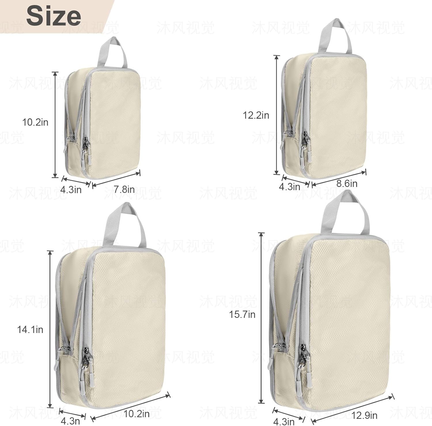 Detalle de TuTuShop Compression Packing Cubes set of 4