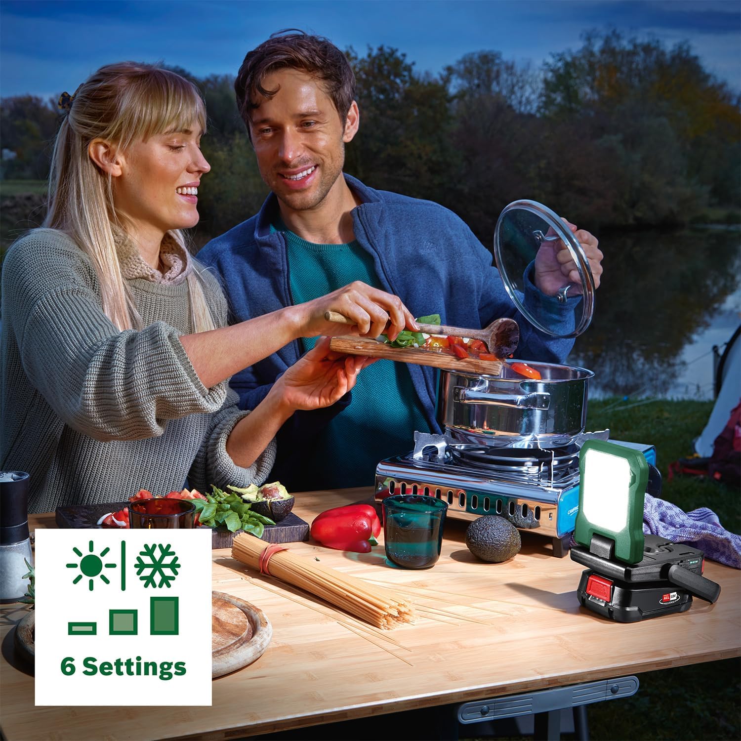 Thumbnail 4 de Bosch EasySpotLight 18V-400 Akku-LED-Leuchte/Campinglampe inkl. USB-C-Powerbank (ohne Akku)