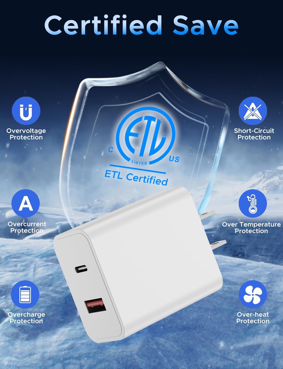 Thumbnail 2 de Amasuki Multi Charging Cable (USB-C/A PD20W) for Apple Watch & iPhone