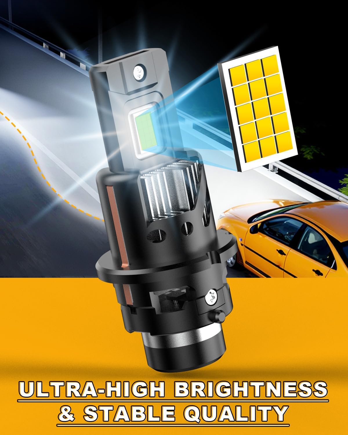 Thumbnail 6 de KATUR D2S LED Headlight Bulbs (Pack of 2) – 6500K Xenon White, 30000LM, plug-and-play replacement