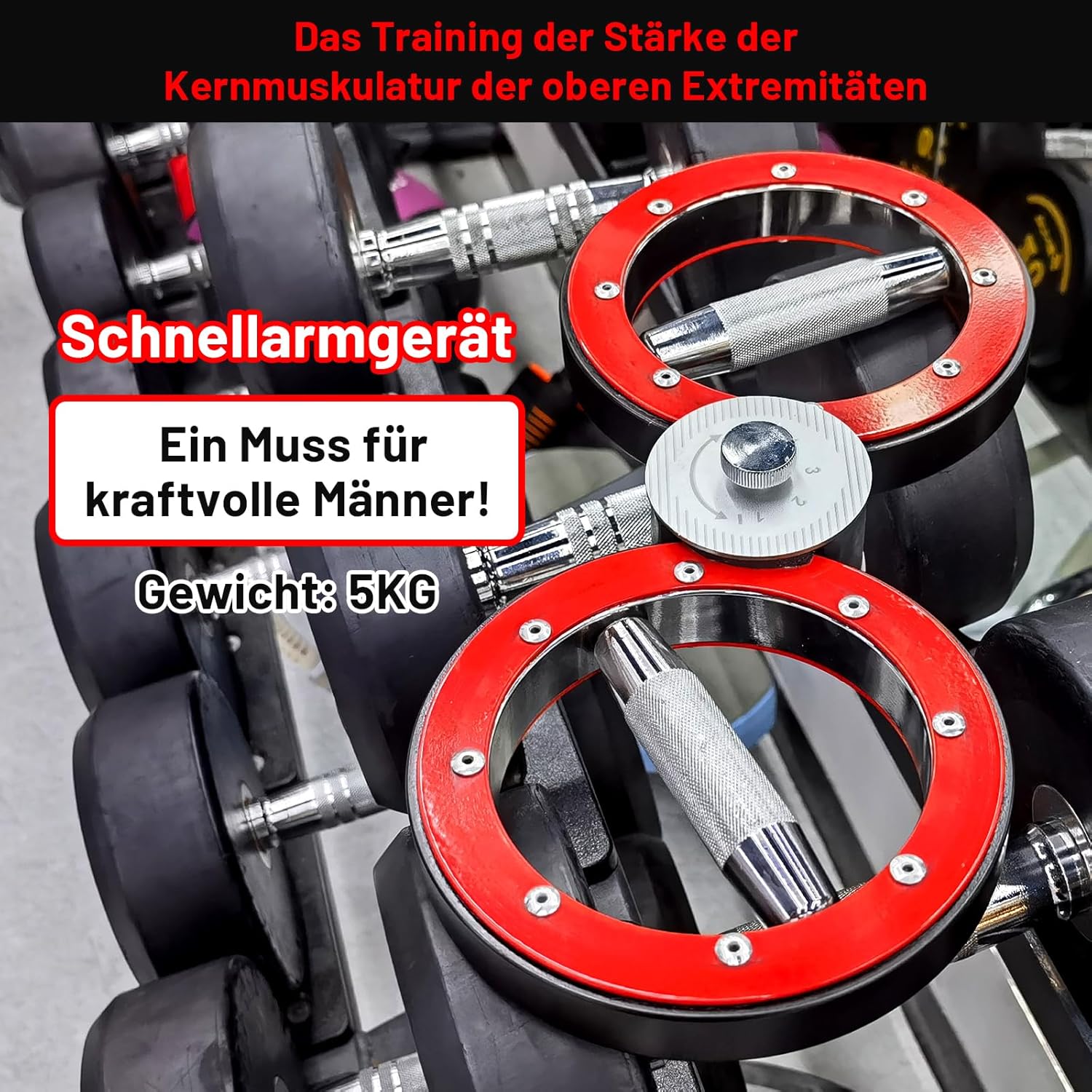 Thumbnail 1 de BeSokar Armtrainingsrad – verstellbarer Handtrainer, Unterarm- und Armtrainer für Kampfsport