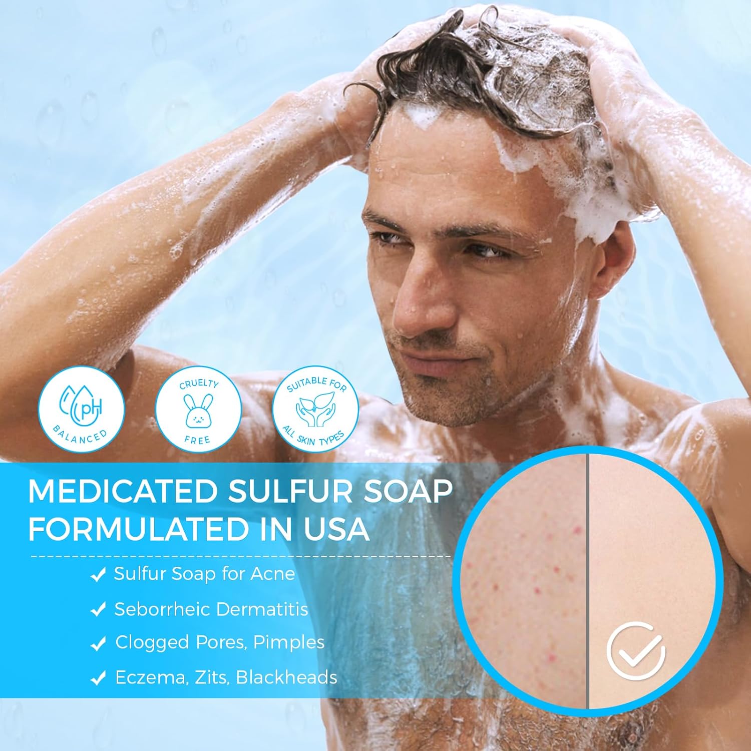 Detalle de OUKEYA Schwefelseife 115 g