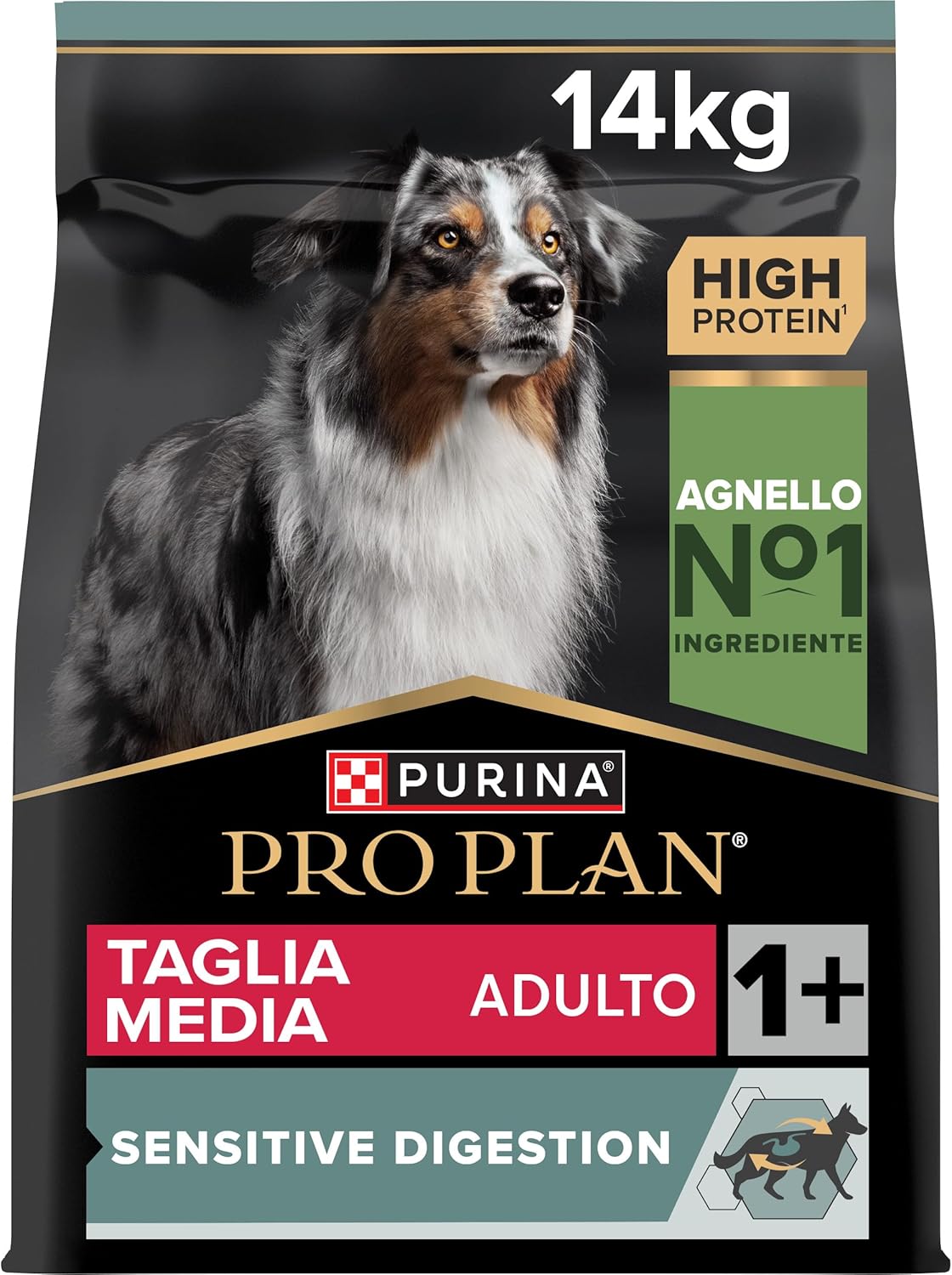 Detalle de Purina Pro Plan Medium Adult Optidigest Crocchette Cane, sacco da 14 kg