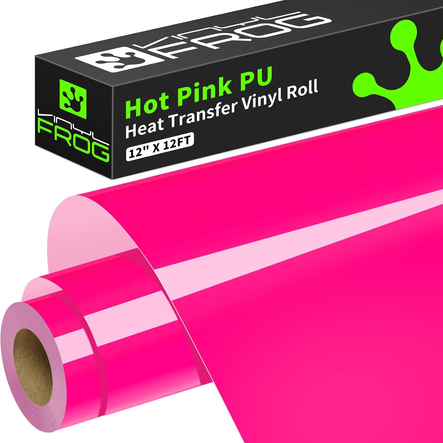 Thumbnail 6 de VINYL FROG Heat Transfer Vinyl Roll (HTV) 30.5x155cm Gold PU Iron-on for DIY T-Shirts & Crafts