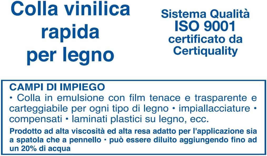 Thumbnail 5 de Vinavil Legno Extra: Colla a base d’acqua da 1 kg per legno, impiallacciature e laminati