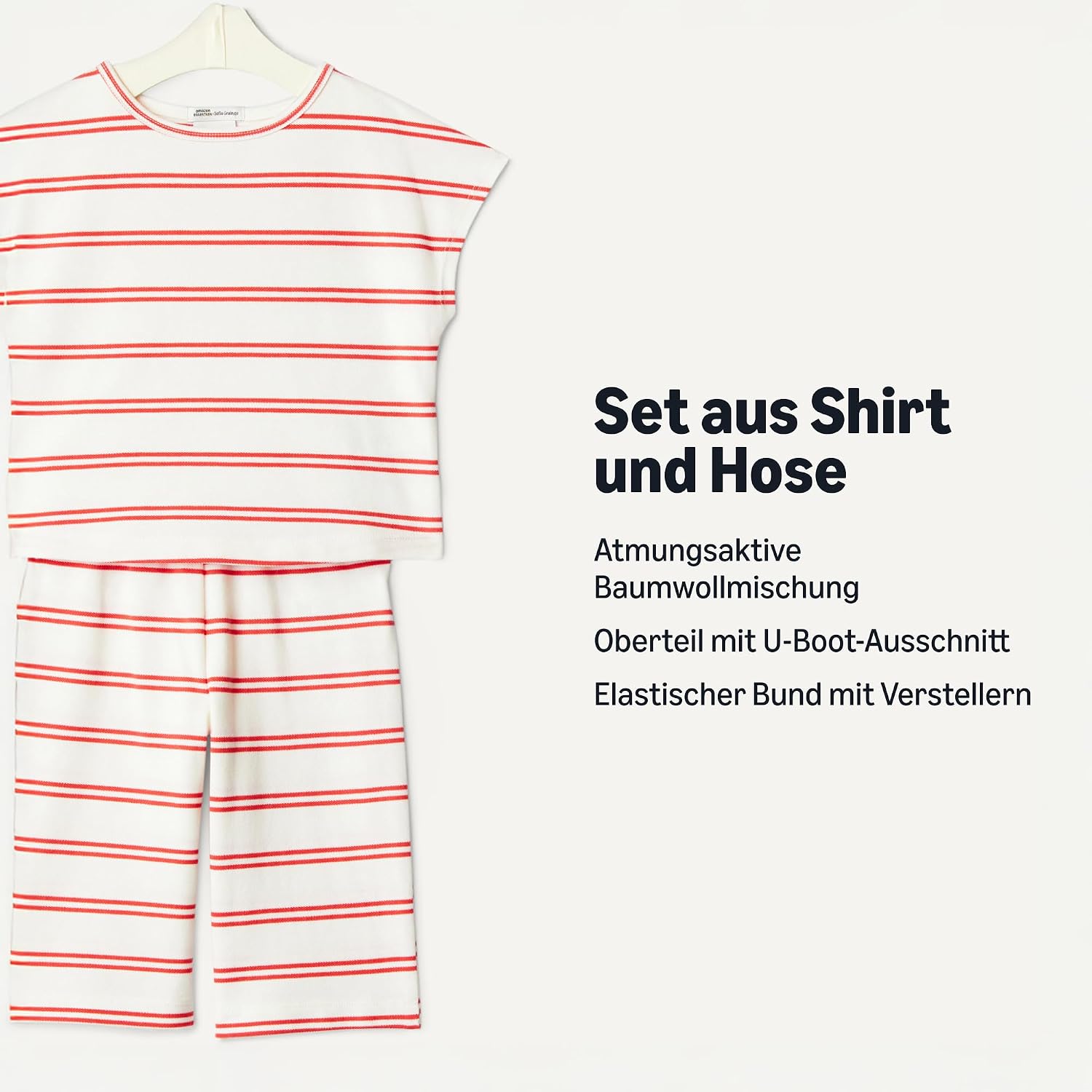 Thumbnail 1 de Amazon Essentials x Sofia Grainge Baby Mädchen: Piqué‑Set mit T‑Shirt und Hose