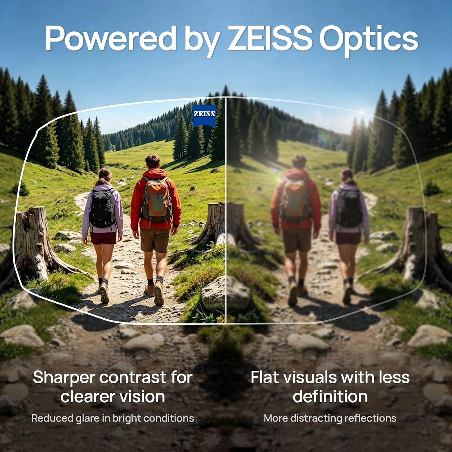 Thumbnail 2 de BleeqUp Ranger 5-in-1 Smart Glasses with 16MP Camera — Open-Ear Audio and AI Editing, White