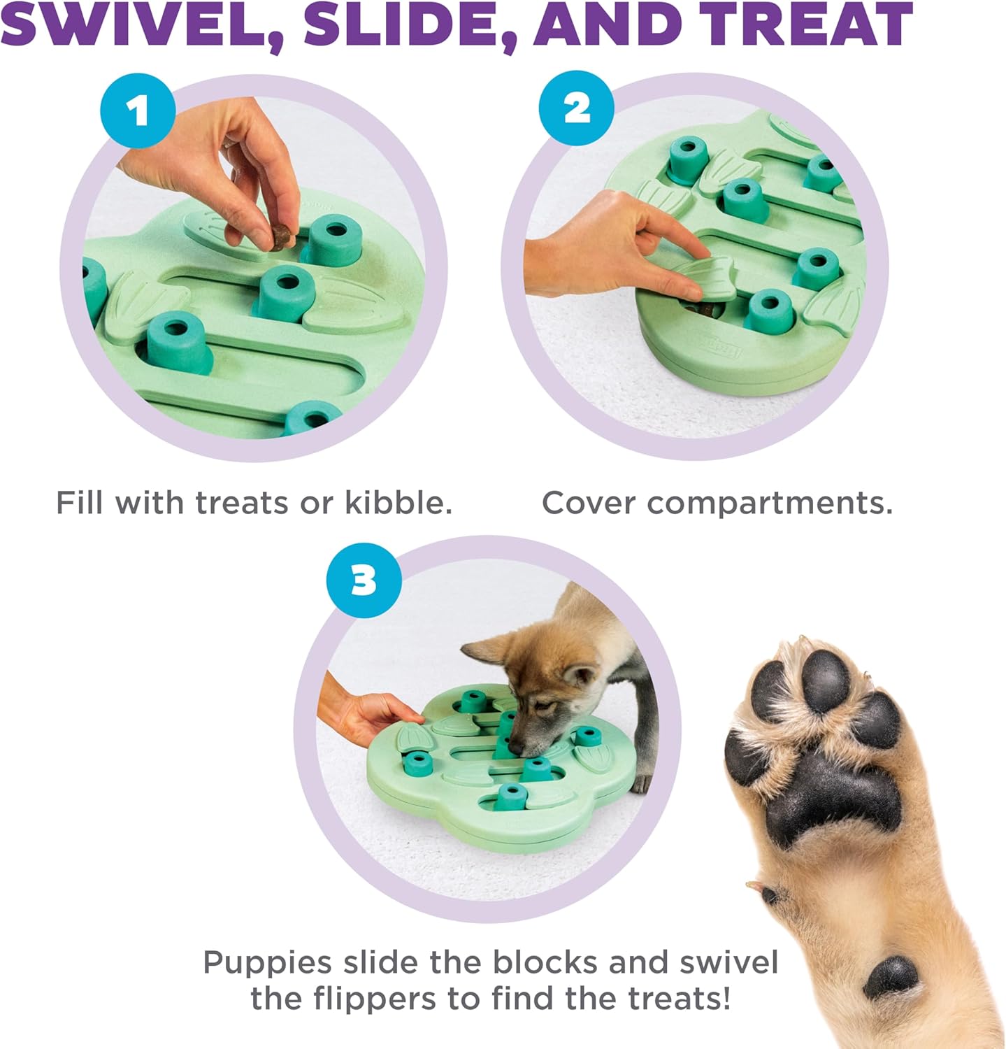 Thumbnail 2 de Outward Hound Puppy Hide N' Slide Puzzle Toy