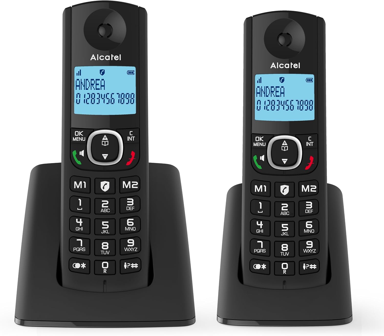 Thumbnail 6 de Alcatel F530 trådlös telefon med samtalsblockering, handsfree och belyst display