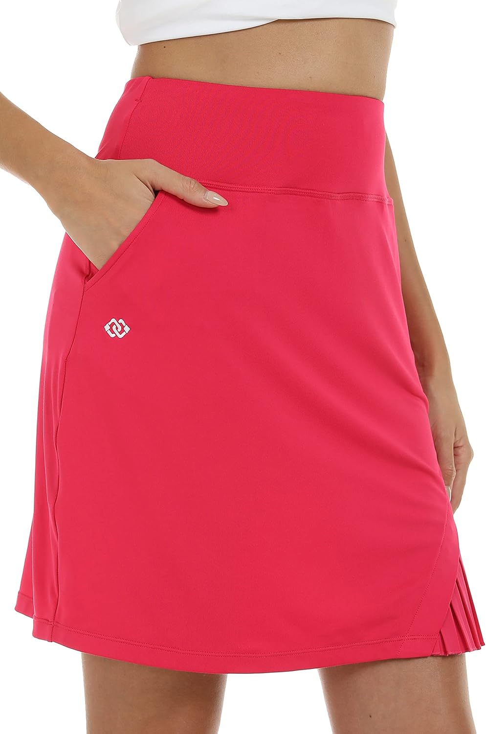 Detalle de MoFiz Women's Tennis Skirt Pleated Golf Skorts – High Waist with Pockets and Inner Shorts