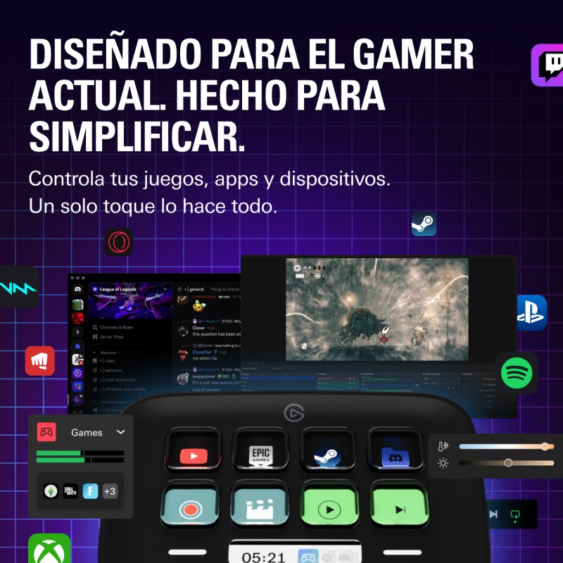 Thumbnail 3 de Elgato Stream Deck Neo 8 botones LCD – control total para tus partidas