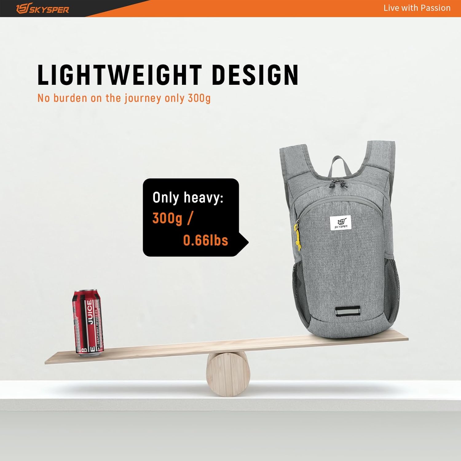 Thumbnail 1 de SKYSPER 10L Hiking Backpack: Lightweight, Foldable Daypack for Everyday Adventures